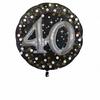 32 inch 3D Sparkling Birthday 40 Super Shape fóliový balón