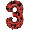 Balón fóliový narodeninové číslo 3 - Mickey Mouse 66 cm