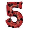Balón fóliový narodeninové číslo 5 - Mickey Mouse 66 cm