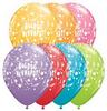 11 inch Sparkling Ballons Festive balóny s maďarským nápisom Boldog Névnapot (6 ks/balenie)
