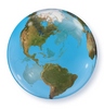 22 inch Planet Earth Bubble balón