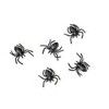 Čierne dekoračné pavúky - 3 cm, 10 ks