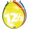 Rôznofarebné narodeninové balóny s potlačou čísla 12,5 - 30 cm, 8 ks