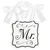 Dekoračná tabuľka s nápisom Mr., 24 cm x 24 cm