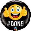 Fóliový balón #Done!, 18 inch