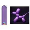 260Q Purple - fialové (Chrome) party modelovacie balóny (100 ks/balenie)