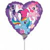 9 inch Mini Shape fóliový balón srdce My Little Pony Heart