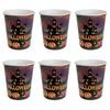 Halloweenske papierové party poháre - 250 ml, 6 ks