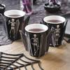 Halloweenske poháre s otvárateľnou rakvou 