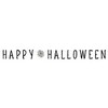Happy Halloween písmenková pavúčia girlanda 180cm