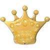 41 inch Golden Crown - fóliový balón zlatá trblietavá koruna