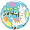 18 inch Llama Happy Birthday - fóliový narodeninový balón lama 