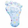 It's a Boy Foot Super Shape fóliový balón k narodeniu dieťaťa