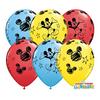 Balón - Mickey Mouse, farebný mix, 28 cm, 25 ks