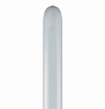 260Q strieborné metalické modelovacie balóny (100 ks/bal)
