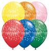 11 inch Boldog Születésnapot Stars Standard Assortment narodeninový balón s maďarským nápisom (25 ks/bal)