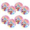 Papierové party taniere princezné - Princess Live - 23 cm, 8 ks