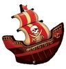 40 inch Pirate Ship - Pirátska loď fóliový balón