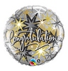 18 inch Congratulations Elegant - Gratulujeme fóliový balón