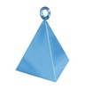 Závažie na balón - pyramída svetlo modrá perleťová - 110 gr