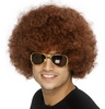 Parochňa - funky afro, hnedá