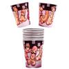 Party poháre na dámsku rozlúčku so slobodou so vzorom Willy - 270 ml, 10 ks