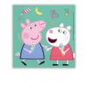 Párty servítky prasiatko  Peppa Pig 33cm x 33 cm , 20ks