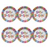 Radiant narodeninové party taniere Happy Birthday! 23cm, 6ks/bal