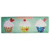 Retro kovová tabuľka, ležatá - Cupcake