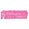 Banner s maďarským nápisom Szülinapos Csajszi - 90 cm x 27 cm