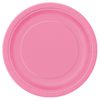 Ružové - Hot Pink papierové party taniere - 23 cm, 8 ks