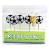 Set sviečok futbalová lopta a pohár