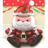 Sitting Santa - Sediaci Mikuláš fóliový balón na plnenie vzduchom