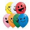 11 inch Smiley Faces Standart Assortment balóny (6 ks/balenie)