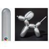 260Q Silver - strieborné (Chrome) party modelovacie balóny (100 ks/balenie)