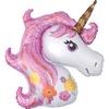 Magical Unicorn Super Shape trblietavý fóliový balón Jednorožec