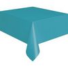 Tyrkysový - Caribbean  plastový party obrus  - 137 cm x 274 cm