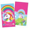 Unicorn - Jednorožec party pozvánky a obálky, 8 ks