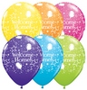 11 inch Welcome Home! Stars-A-Round Tropical Assortment balón (6 ks/bal)