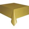 Zlatý plastový party obrus - 1,4 m x 2,8 m