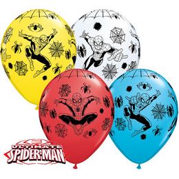 Balóny - Spiderman, farebný mix špeciál, 28 cm, 25 ks