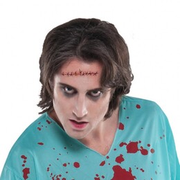Staršidelné tetovania rany na Halloween 2ks
