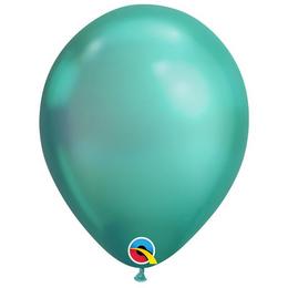 11 inch Chrome Green- zelené okrúhle balóny (6 ks/balenie)