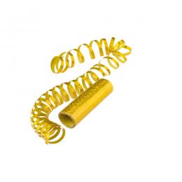 Zlaté metalické serpentíny - 4 m